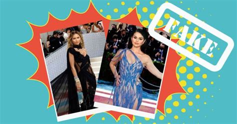 zendaya fakes|Deepfakes of Zendaya and Selena Gomez at the Met Gala。